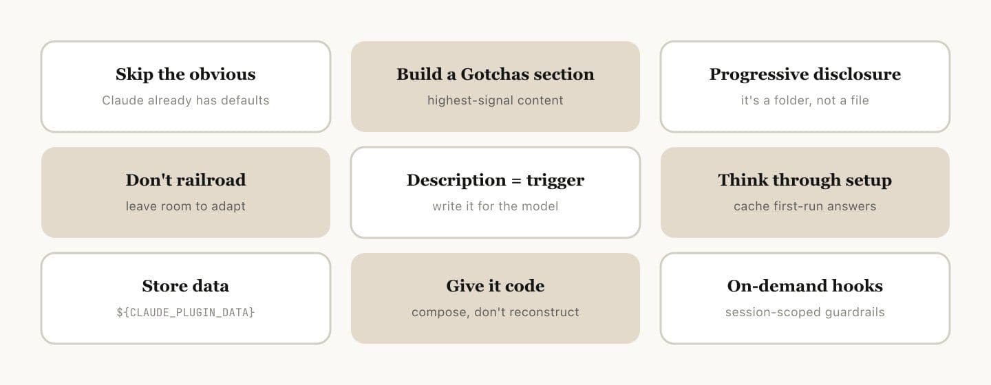 Tips for Making Skills
