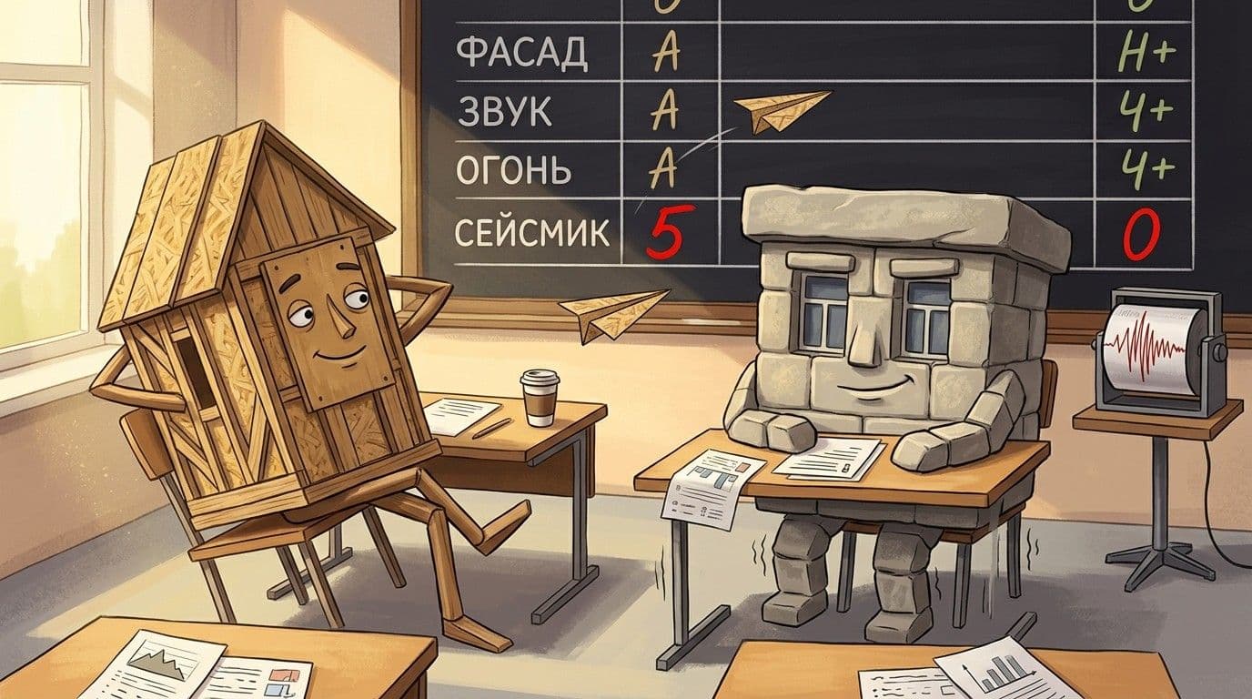 Дом из щепок против дома из скалы: почему американцы строят из дерева, киприоты — из камня, и какие живут дольше