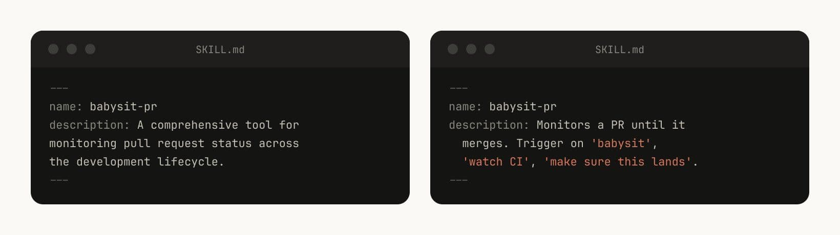 Description Field